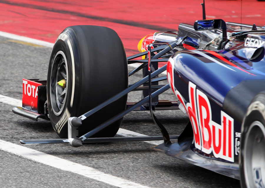 An aero-measuring device on the Red Bull RB8