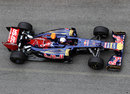 Daniel Ricciardo heads out in the Toro Rosso