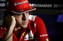 Fernando Alonso in the driver press conference