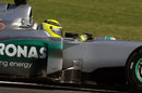 Nico Rosberg in action during FP1