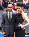 Lewis Hamilton with his girlfriend Nicole Scherzinger at the UK premiere of Men in Black III