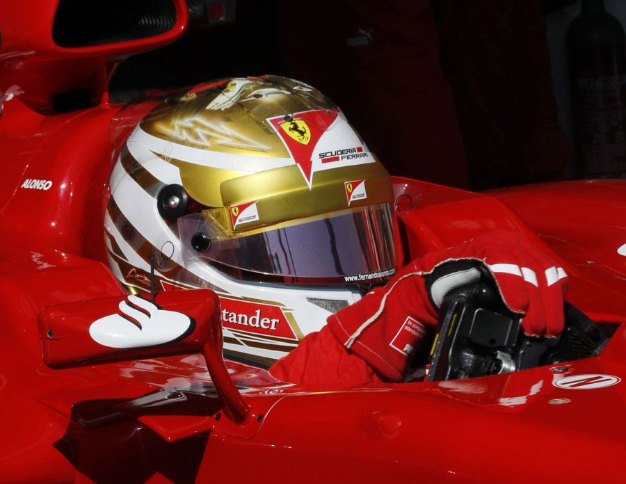 Fernando Alonso during free practice 1
