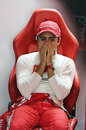 Felipe Massa clipped the barrier during FP1