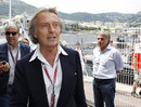 Ferrari president Luca di Montezemolo makes a flying visit to the paddock on Friday