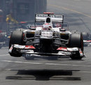 Kamui Kobayashi is launched into the air at the start