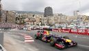 Sebastian Vettel leads briefly at Monaco