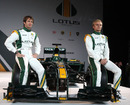 Lotus drivers Jarno Trulli and Heikki Kovalainen
