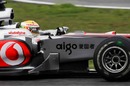 Lewis Hamilton returns to a dry track