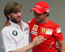 Nick Heidfeld and Felipe Massa