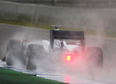 Rubens Barrichello in the rain