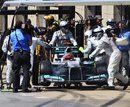Michael Schumacher retires with a jammed DRS