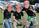 Jenson Button fans show their support