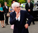Bernie Ecclestone arrives at the Great Ormond Street Hospital F1 party