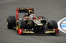 Kimi Raikkonen puts some mileage on Lotus' new upgrades