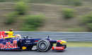 Sebastian Vettel at speed during FP1