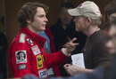 Daniel Bruhl  (Niki Lauda) on the set of the new Universal film <I>Rush</I> 
