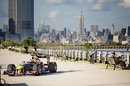 David Coulthard on a Red Bull showrun in Liberty Park