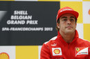 Fernando Alonso at a Shell press conference on Thursday morning