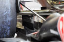 Floor detail on the rear of the Red Bull