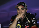 Jerome d'Ambrosio during the driver press conference on Thursday