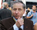 FIA president Jean Todt in the paddock on Friday