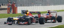 Fernando Alonso stalks Sebastian Vettel