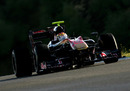 Jaime Alguersuari in the Toro Rosso