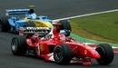 Michael Schumacher loses his front wing