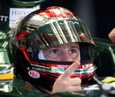 Jarno Trulli in the cockpit of the Lotus T127