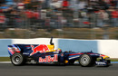 Mark Webber hits the track in the RB6