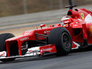 Jules Bianchi on track in the Ferrari