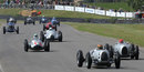 The Silver Arrows parade with the ten cars shown conservatively valued in excess of £100m