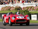 Tony Brooks and Dan Gurney lead a parade in honour of the American F1 driver