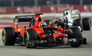 Timo Glock on his way to 12th place in the Marussia