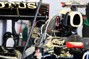 Rear detail of the Lotus E20's new rear wing 'device'