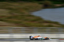 Jules Bianchi at speed for Force India