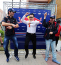 Mark Webber and Sebastian Vettel dance 'Gangnam Style' with Korean artist PSY