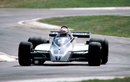 Nelson Piquet on the way to winning the Italian Grand Prix