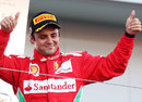 Felipe Massa soaks up the praise on the podium