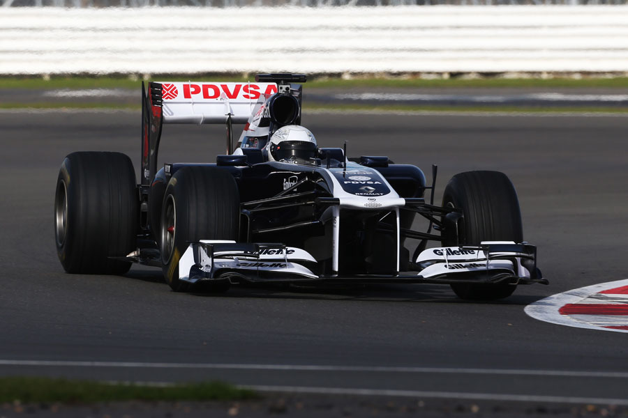 Susie Wolff test drives the 2011 Williams FW33