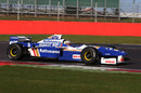 Pastor Maldonado drives the Williams FW18