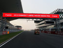The start-finish straight at the Buddh International Circuit