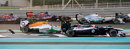 Nico Hulkenberg and Bruno Senna collide at turn one
