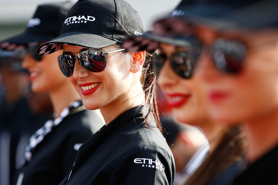 Grid Girls before the race