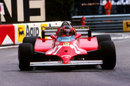 Gilles Villeneuve on the way to victory