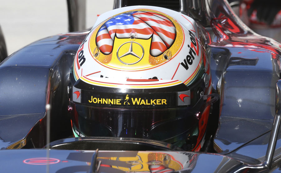 Lewis Hamilton's new helmet design