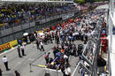 The grid ahead of the race
