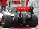 McLaren appear to be running an aero measuring device