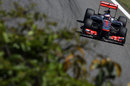 Jenson Button aims for an apex in the middle sector