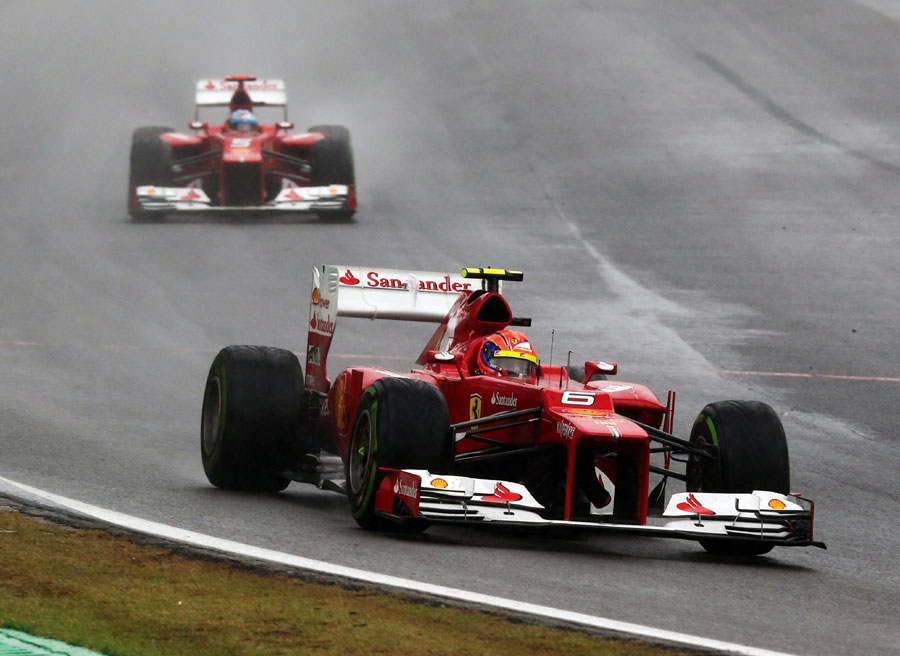 Felipe Massa concluded his strong end to the season with third place